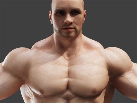 bodybuilder 3d model